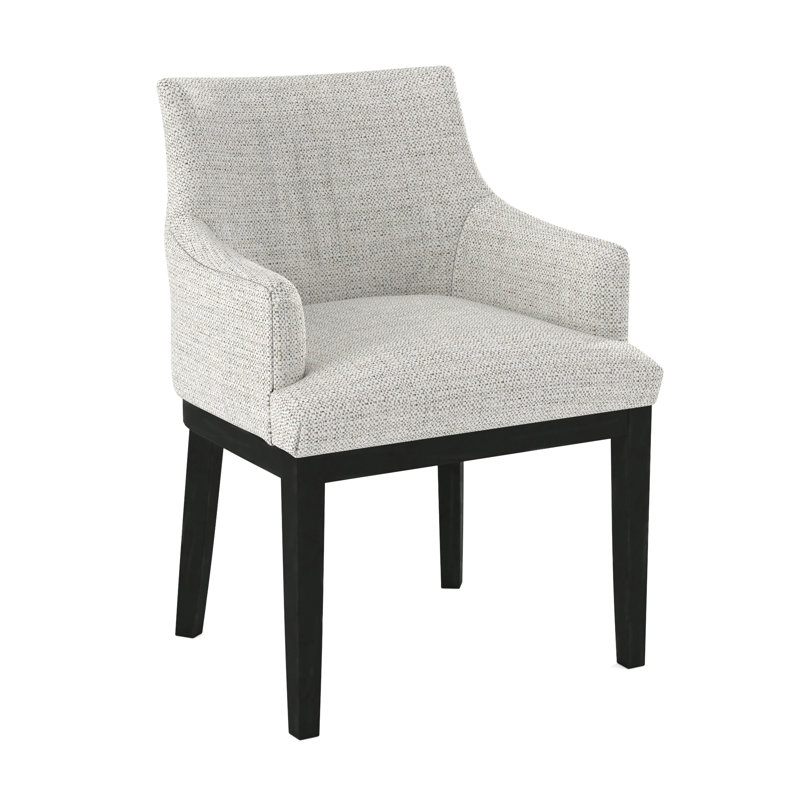 Upholstered Arm Chair, Black, 61703-88