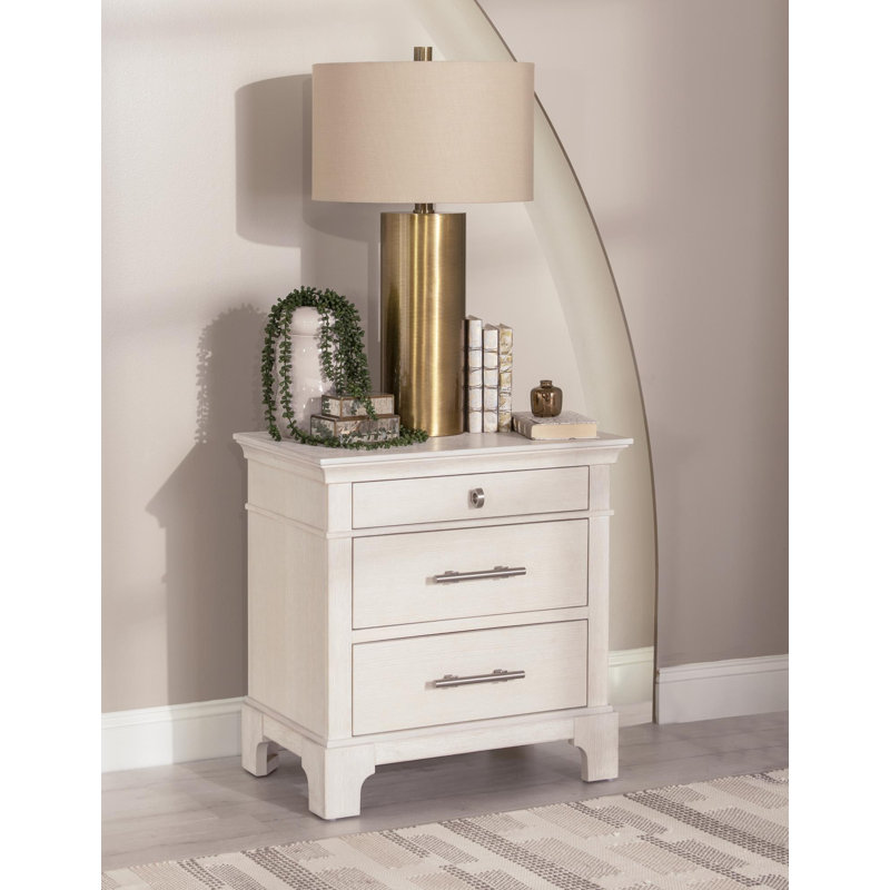 Table de chevet transitionnelle 28 po Harmony, Gris
