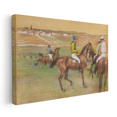 Degas The Races IV - reproduction d'art sur toile