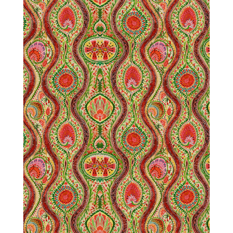 Woodstock Lifestyle Paisley Peel & Stick Wallpaper Roll