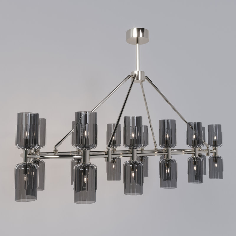 Lustre de salle à manger Escalade D54, Nickel poli