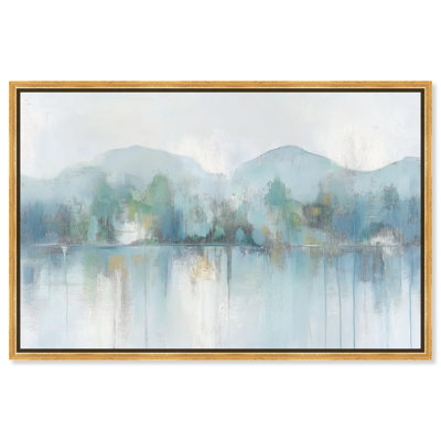 Miroir Aqua Dream II par Coastal Abstracts par Art Remedy