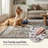 Washable Non-Slip Area Rug, Vintage Pattern Low-Pile Doormat-1258210173