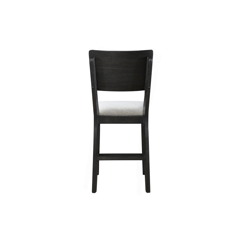 Mobilier de salle à manger 2 pièces noir / gris clair