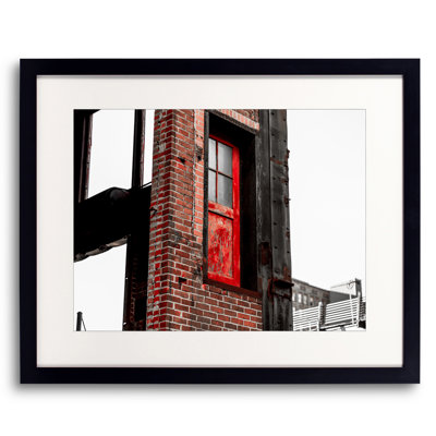 Red Door Print by Alan Scherer