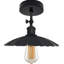 Modern Black Flush Mount Ceiling Lighting LED Lights, Semi Flush Light Fitting Pendant Light Lamp Chandelier Metal Light Shade for Hall, Living Room, Lounge-1315935177