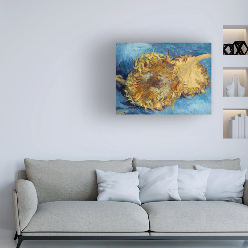 «Sunflowers 1887» par Vincent Van Gogh, impression sur toile tendue, H 18 po x l 24 po x P 2 po