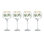 Holiday Balloon 16 oz. Red Wine Glass