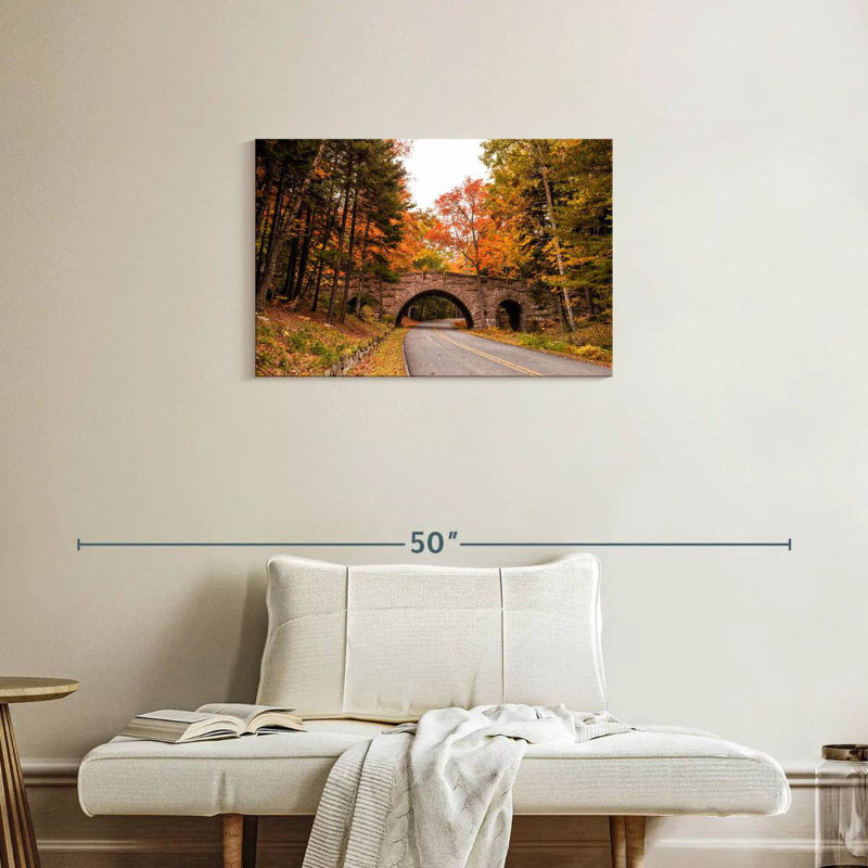 Alvord Acadia Park Bridge - automne, H 20 po x l 30 po