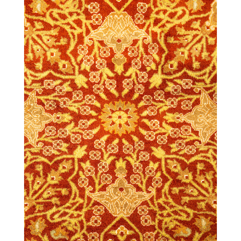 Classic One-of-a-Kind 6' 1" X 6' 1" Hand Knotted Area Rug