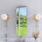 12" Rectangular Aluminum Medicine Cabinet With Mirror