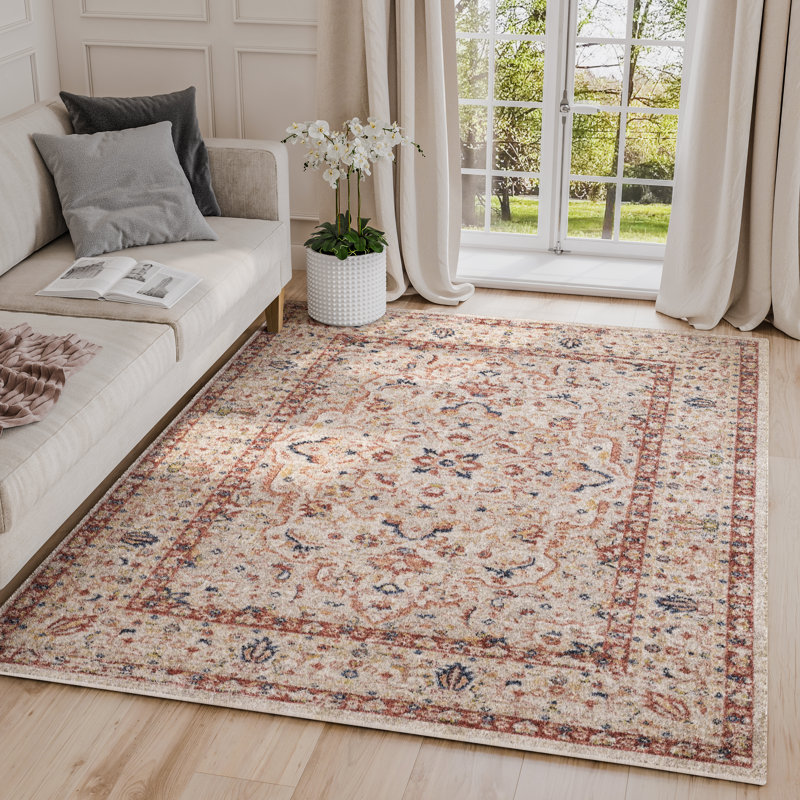 Bourgoin Oriental Indoor Rug, Rectangle 4' x 6'