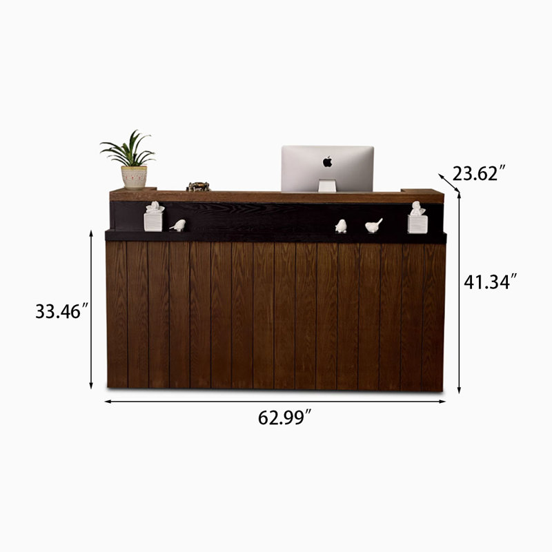 Simple and Modern Rectangular Checkout Counter