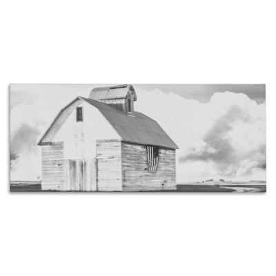 «USA Drapeau on Barn Barn», art mural par Milli Villa