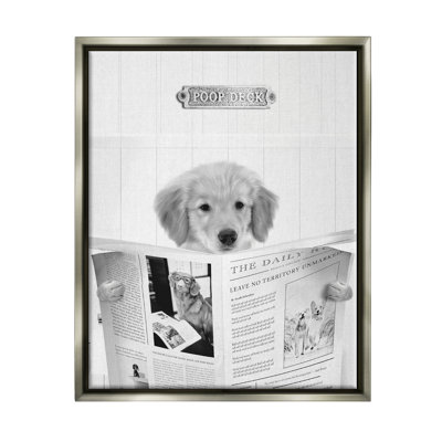 Chien de salle de bain Poop Deck
