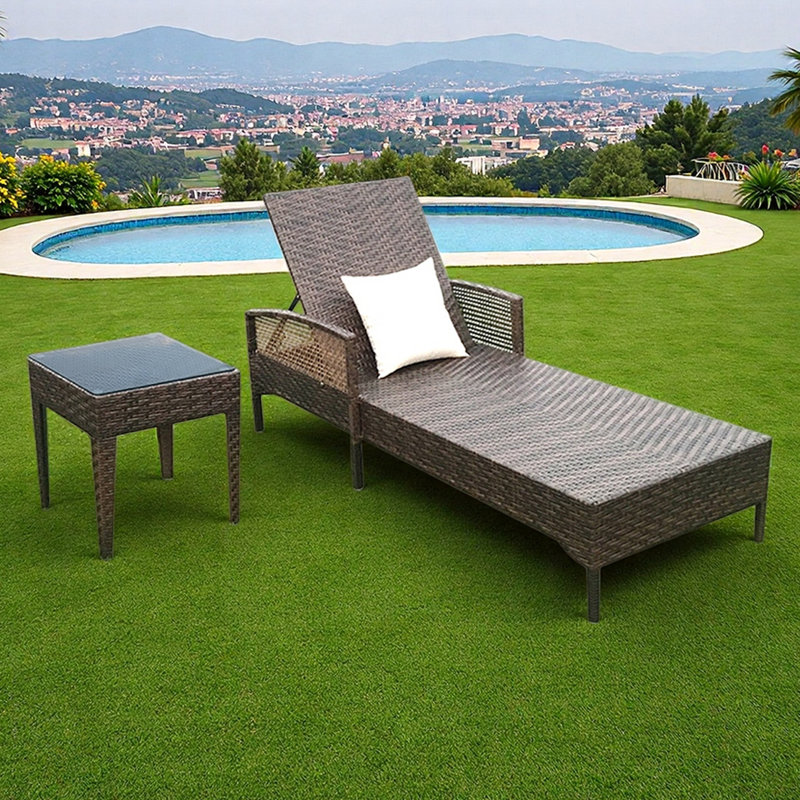 Chaise longue pour l'extérieur