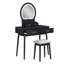 Magnifique commode avec miroir et tabouret avec tiroirs de rangement-759954585