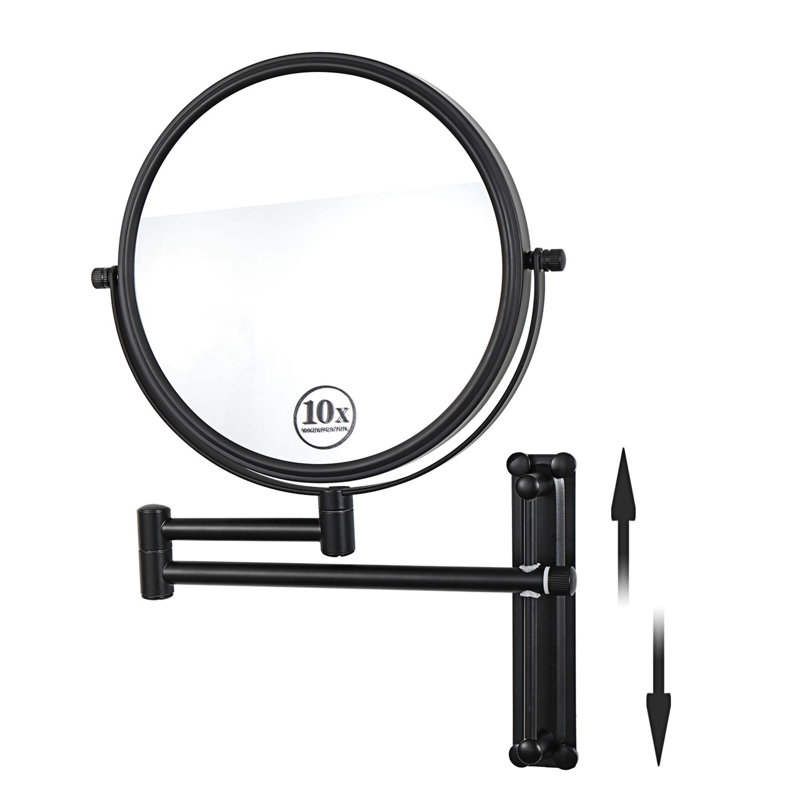 Indre Metal Wall Mirror, Black