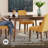 Jameila Extendable Solid Wood Base Dining Table