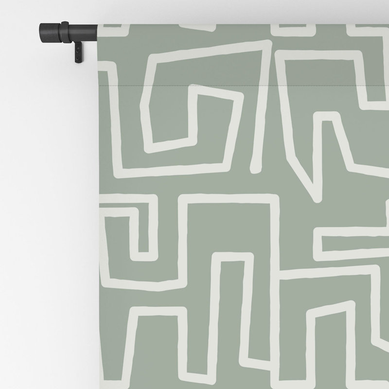 Polyester Curtain, 50" W x 108" L