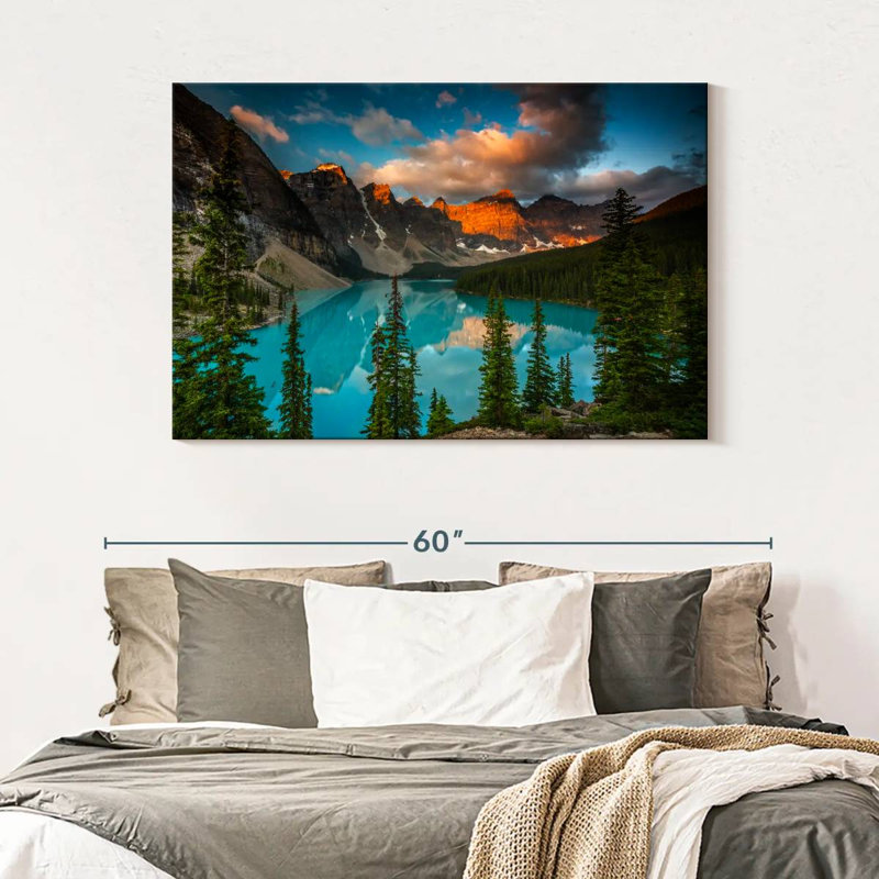 Lake Moraine Viewpoint, 32" H x 48" W