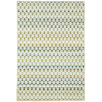Poppy Moss Handwoven Wool Rug