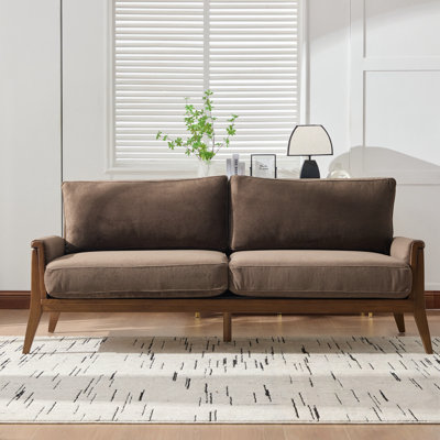 Modern Fabric Hester with Sturdy Wood Frame