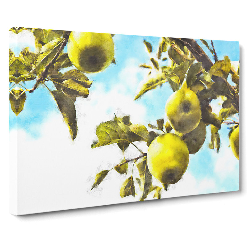 The Apple Tree Painting - Wrapped Canvas, 35cm H x 76cm W x 3cm D