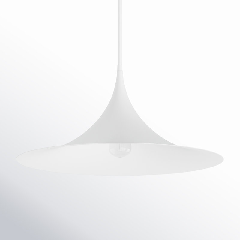 Lorient 1 - Light Dome Pendant in Bisque White, Bisque White