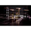 Dior Upholstered Stool with Metal Frame-69305000-69305001