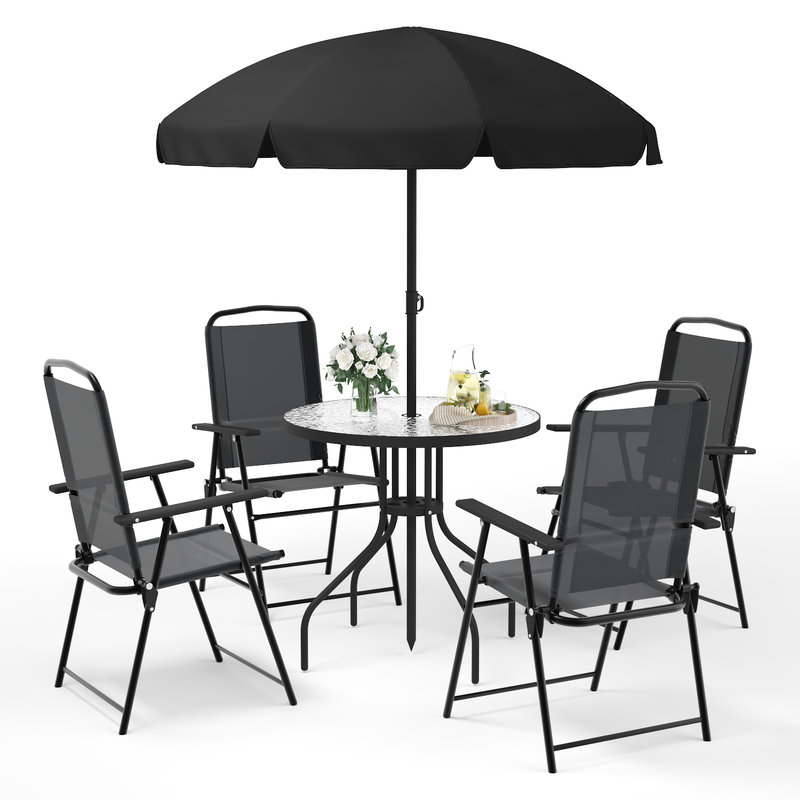 Ensemble repas extérieur pour 6 personnes