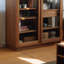 Bibliothèque fermée de style japonais