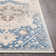 Tapis bleu ciel/crème oriental Mendelsohn