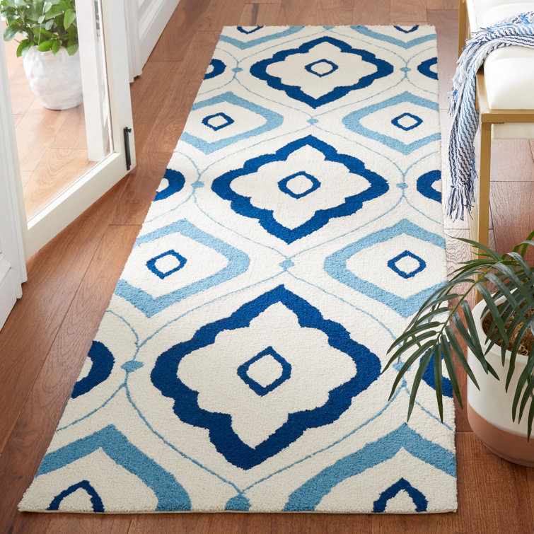 Abbie-Jai Hand Hooked Performance Geometric Rug