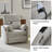 Myftar 38.5" W Power Swivel Recliner (Set of 2) -99276539