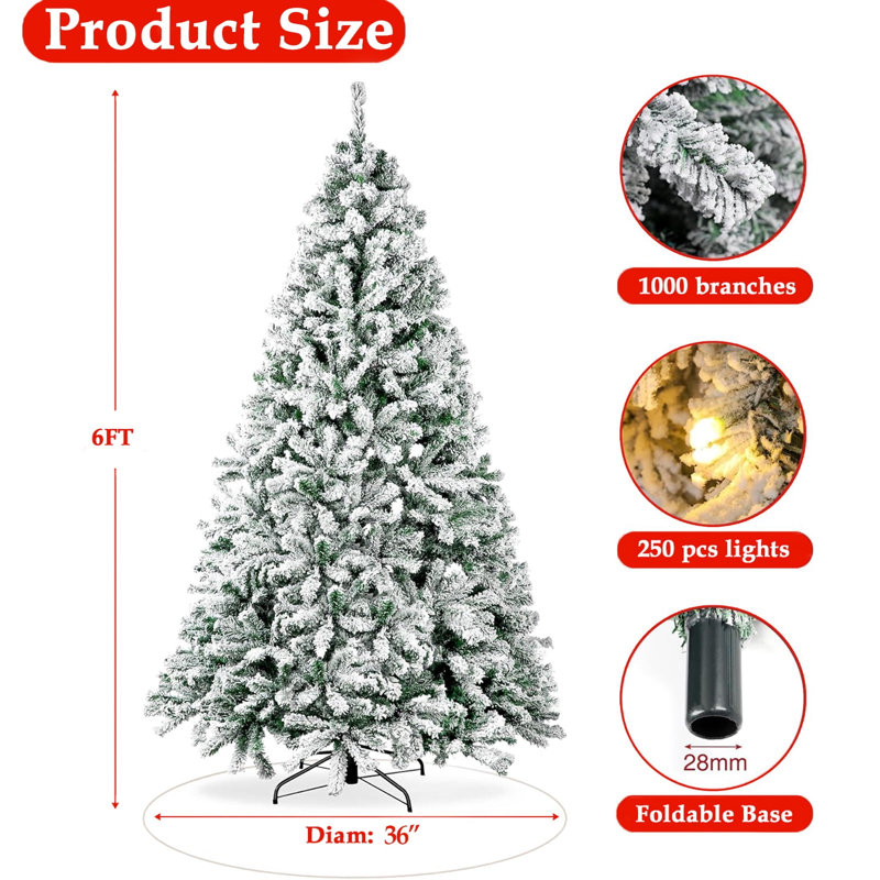 Arbre de Noël artificiel 72 'pin 72'