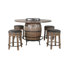54" Round Wine Barrel Pub Table Set