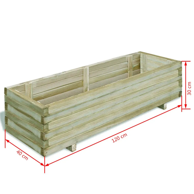 Larkspur Wood Planter Box