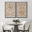 «Mid-Century Yellow Grey», 2 pièces sur toile-99015717-99015714