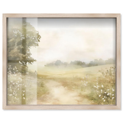 «English Escape Shadowbox Print» par Art Remedy