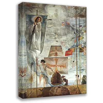 «Discovery of America» par Salvador Dali, toile tendue avec châssis