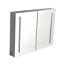 Armoire à pharmacie 40 po x 30 po à DEL avec miroir, douilles, à intensité variable et anti-buée