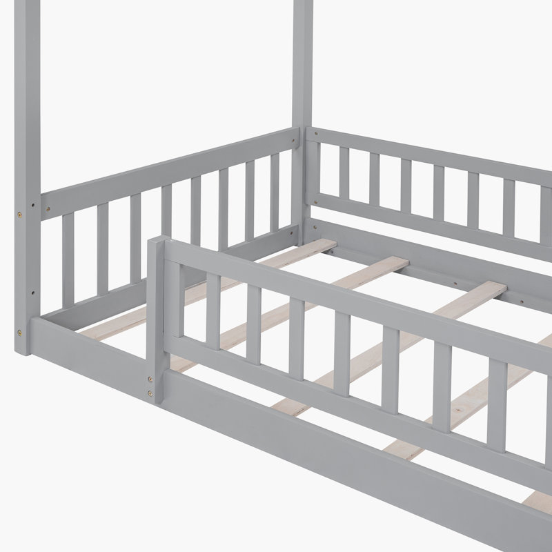 Shelocta Kids Platform, Twin, Gray