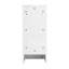 Meuble-lavabo sur pied 36 po avec lavabo en céramique et armoires de rangement, porte à fermeture douce, tablette réglable-1977195314