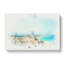 The Barcelona Skyline In Spain In Abstract - Wrapped Canvas-55341151
