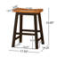 Tabouret de 24 po en noyer