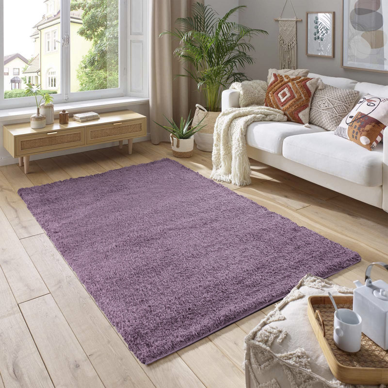Rectangle Area Rug, Mauve, Rectangle 80 x 150 cm
