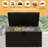 Costway 50'' W 100 Gallons Water Resistant Lockable Deck Box in Brown-128495342
