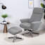Fauteuils inclinables réglables, chaise moderne en bois d'acier chenille pour bureau à domicile