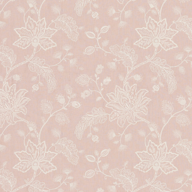 Ashmore Dunham 100% Linen Fabric, Blush